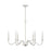 Capital Lighting Demi 6-Light Chandelier, Winter White