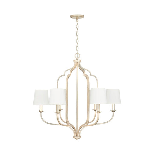 Capital Lighting Ophelia 6-Light Chandelier, Winter Gold