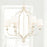 Capital Lighting Ophelia 6-Light Chandelier, Winter Gold