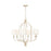 Capital Lighting Ophelia 6-Light Chandelier, Winter Gold
