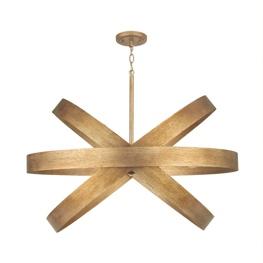 Capital Lighting Jude 6-Light Chandelier, Mystic Luster