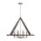Capital Lighting Hugo Chandelier, Grey Wash Matte Nickel