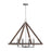 Capital Lighting Hugo Chandelier, Grey Wash Matte Nickel