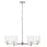 Capital Lighting Emerson 6 Light Chandelier, Embossed