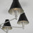 Capital Lighting Benson 6 Light Chandelier in Black Tie