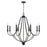 Capital Lighting Bentley Chandelier in Black Iron