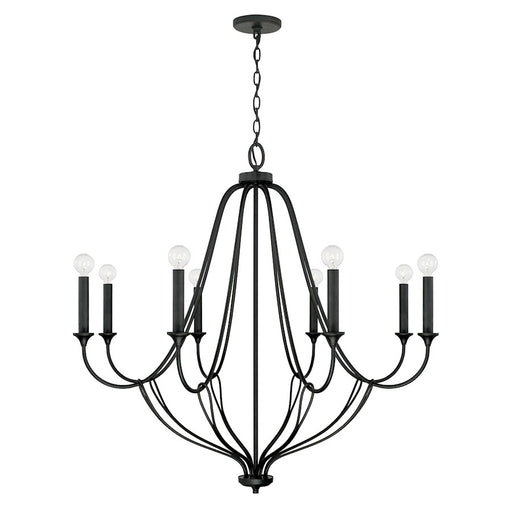 Capital Lighting Bentley Chandelier in Black Iron