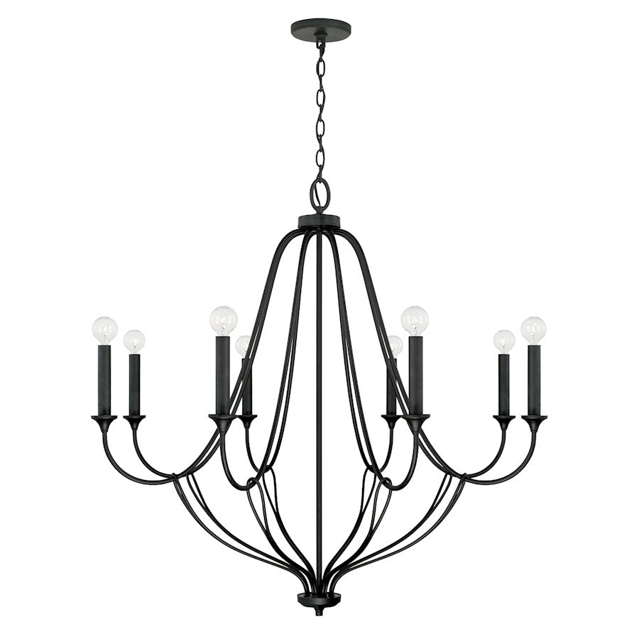 Capital Lighting Bentley Chandelier in Black Iron