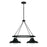 Capital Lighting Jones 4 Light Chandelier in Matte Black