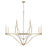 Capital Lighting Isabella 12 Light Chandelier in Winter Gold
