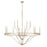 Capital Lighting Isabella 12 Light Chandelier in Winter Gold