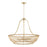 Capital Lighting Wren 6 Light Chandelier, Matte Brass