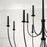 Capital Lighting Amara 12 Light Chandelier, Matte Black/Brass