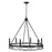 Capital Lighting Avery 6 Light Chandelier, Matte Black