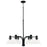 Capital Lighting Greer 6 Light Chandelier, Clear
