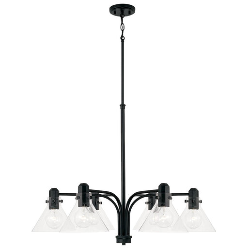 Capital Lighting Greer 6 Light Chandelier, Clear