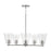 Capital Lighting Baker 5 Light Chandelier, Clear Seeded