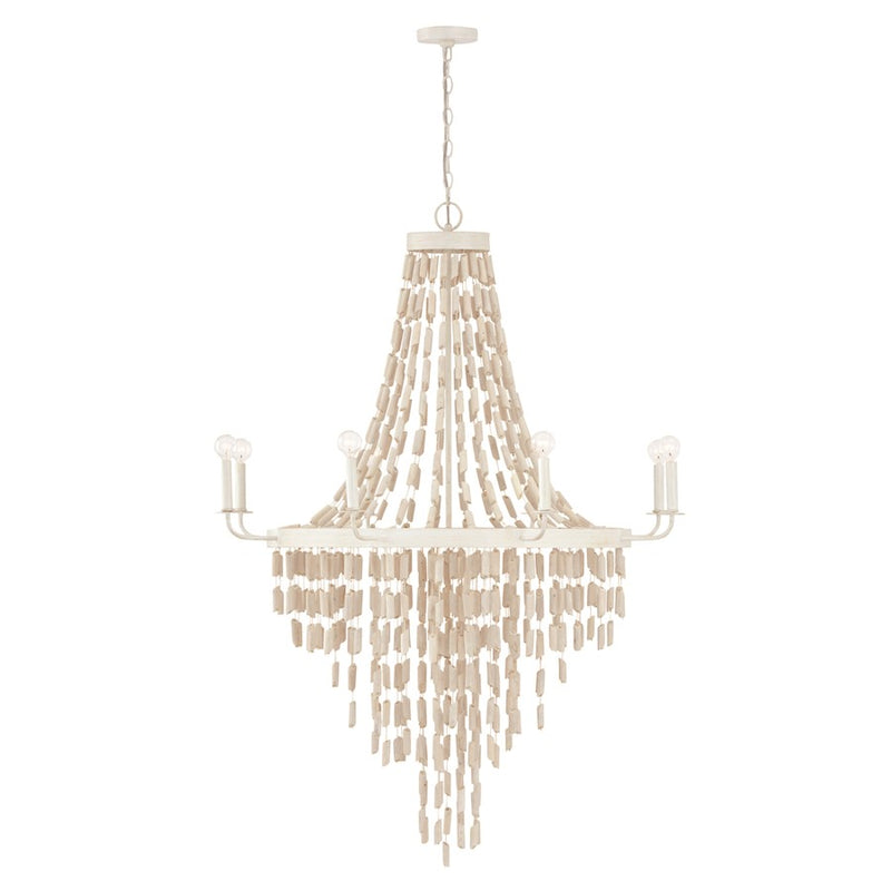 Capital Lighting Carissa Chandelier, White