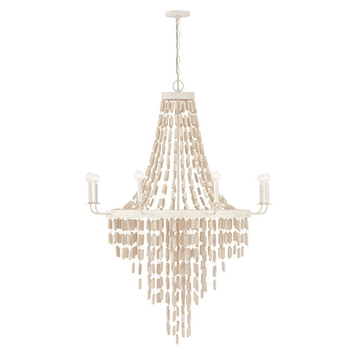 Capital Lighting Carissa Chandelier, White