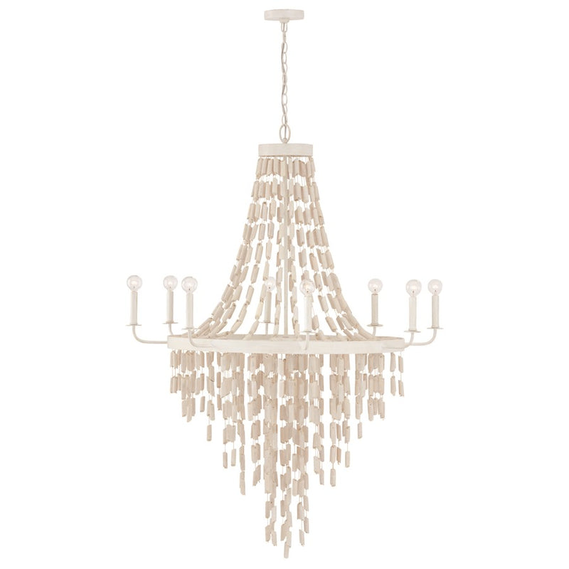Capital Lighting Carissa Chandelier, White