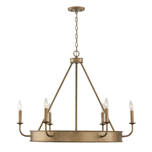 Capital Lighting Nole Chandelier, Gold