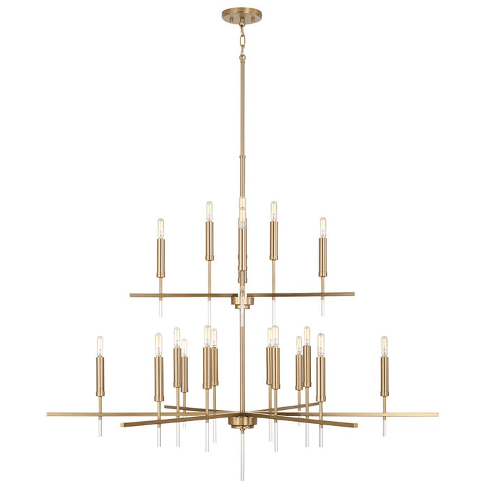 Capital Lighting Elora Chandelier, Brass