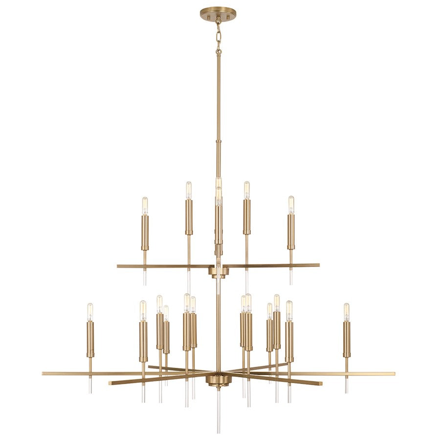 Capital Lighting Elora Chandelier, Brass