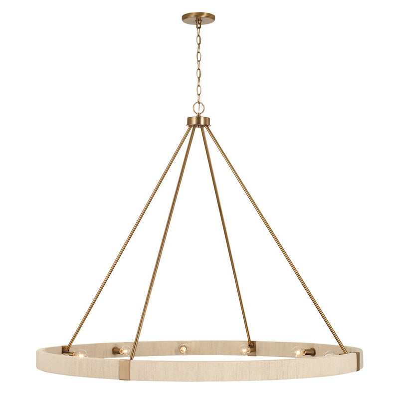 Capital Lighting Delaney Chandelier, Brass