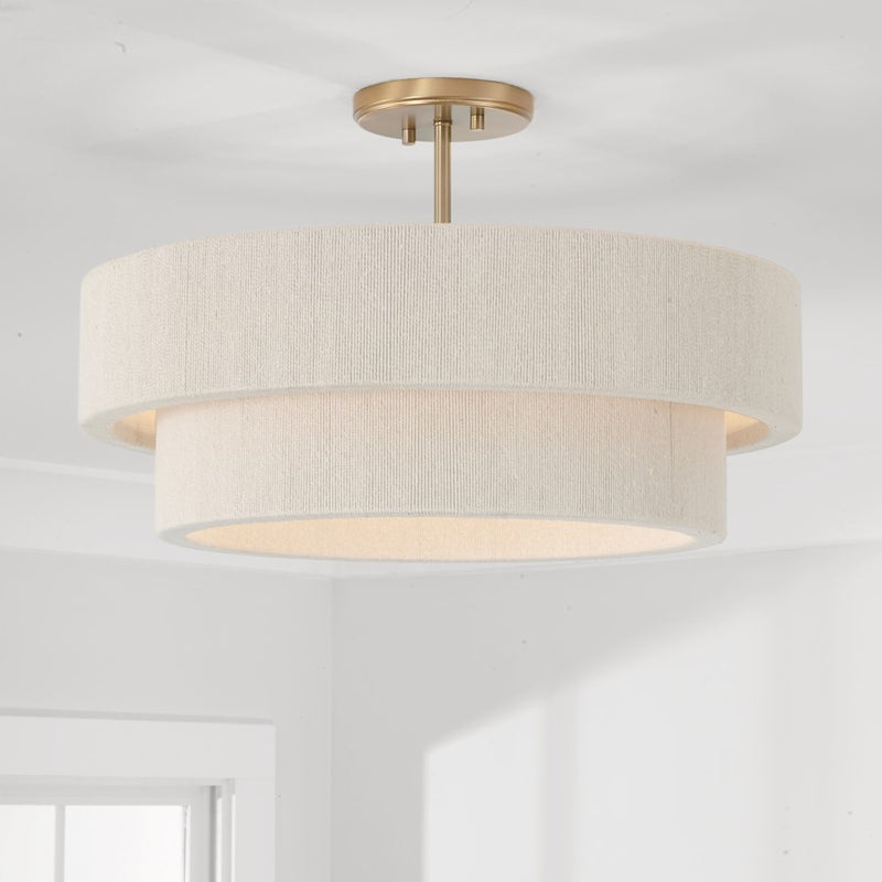 Capital Lighting Delaney Chandelier, Brass