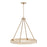 Capital Lighting Delaney Chandelier, Brass