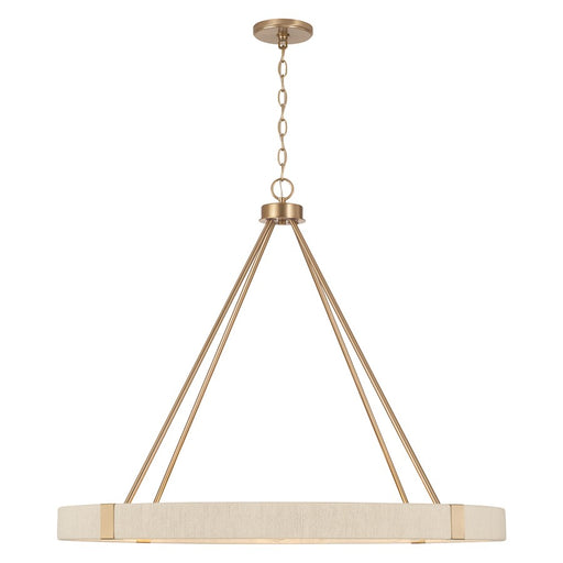Capital Lighting Delaney Chandelier, Brass