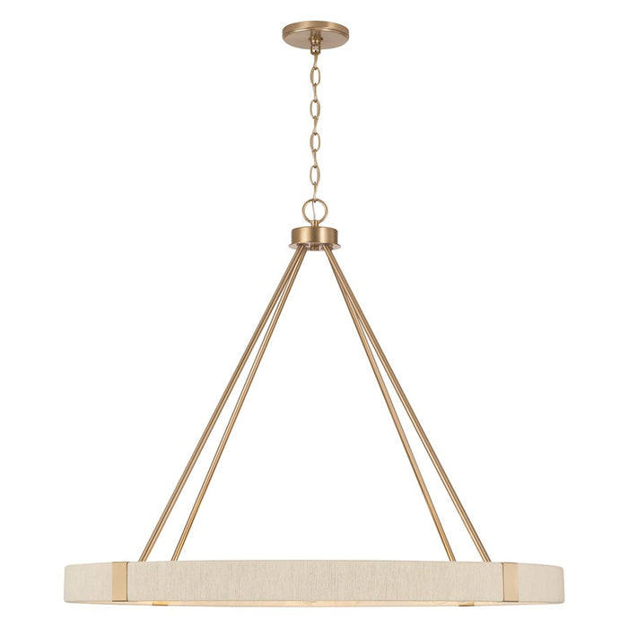 Capital Lighting Delaney Chandelier, Brass