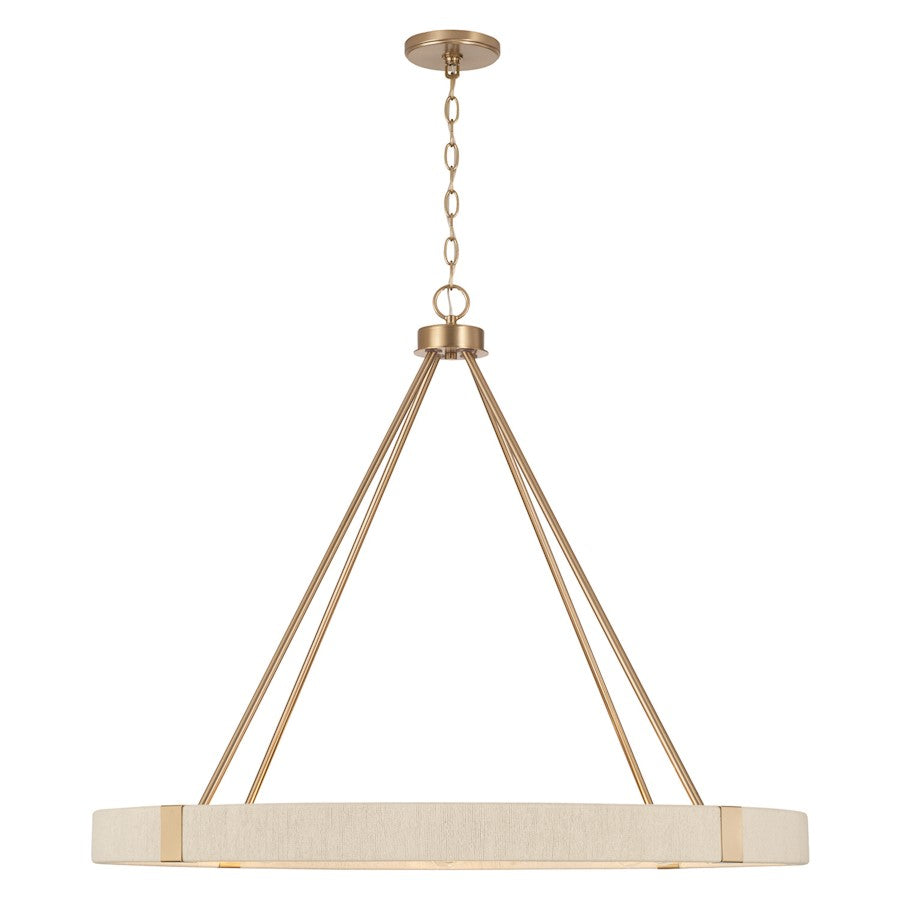 Capital Lighting Delaney Chandelier, Brass