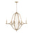 Capital Lighting Claire Chandelier, Gold