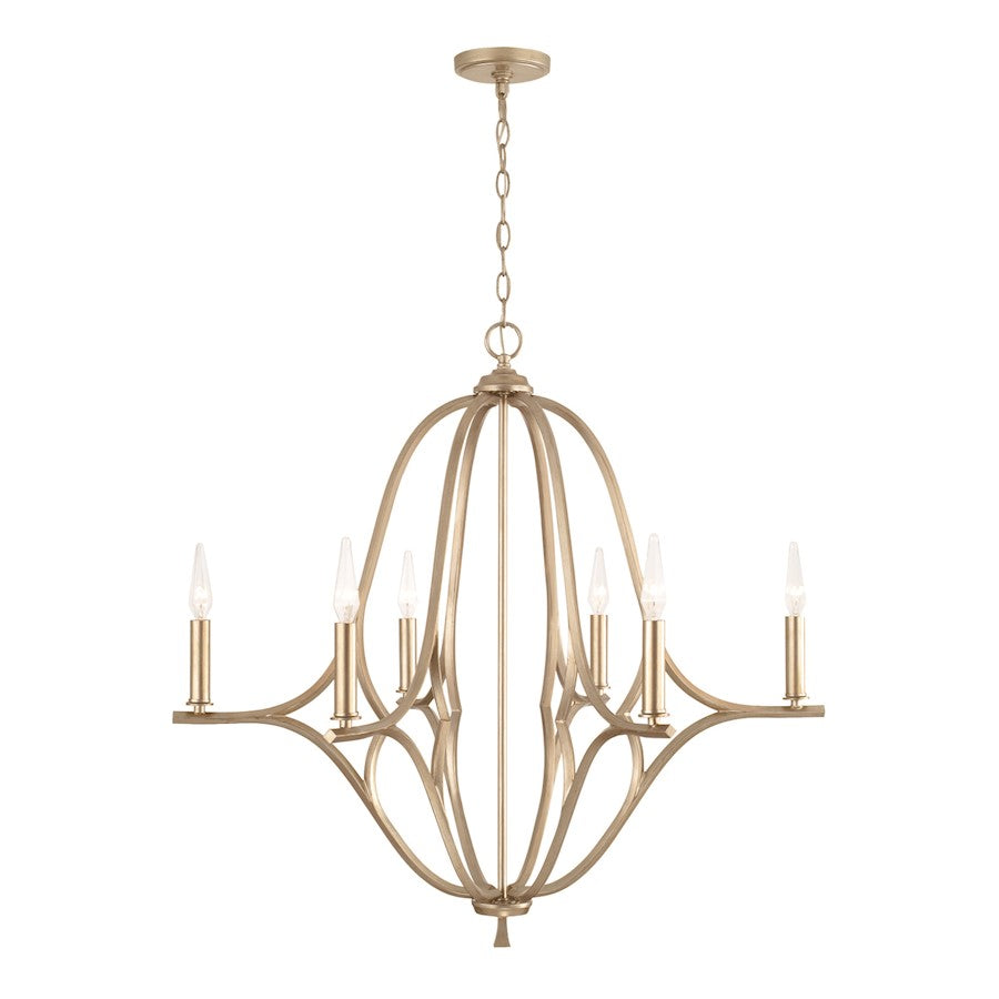 Capital Lighting Claire Chandelier, Gold