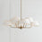 Capital Lighting Welsley Chandelier, Brass/White