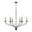 Capital Lighting Wilder 6 Light Chandelier, Black