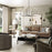 Capital Lighting Avant Chandelier, Brass/Black