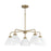 Homeplace Lighting Ross 5 Chandelier, Brass