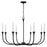 Capital Lighting Decklan Chandelier, Black Iron