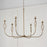 Capital Lighting Cohen 6 Light Chandelier, Mystic Luster