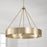 Capital Lighting Weller 4Lt Chandelier, Matte Brass