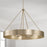 Capital Lighting Weller 6Lt Chandelier, Matte Brass