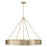 Capital Lighting Weller 6Lt Chandelier, Matte Brass