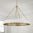 Capital Lighting Weller 6Lt Chandelier, Matte Brass/White