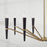Capital Lighting Enzo 8 Light Chandelier, Aged Brass and Black