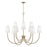 Capital Lighting Averitt 9 Light Chandelier, Brass/Soft White