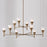 Capital Lighting Nola 10 Light Chandelier, Mystic Luster/Soft White