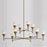 Capital Lighting Nola 10 Light Chandelier, Mystic Luster/Soft White