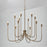 Capital Lighting Marley 12 Light Chandelier, Mystic Bronze